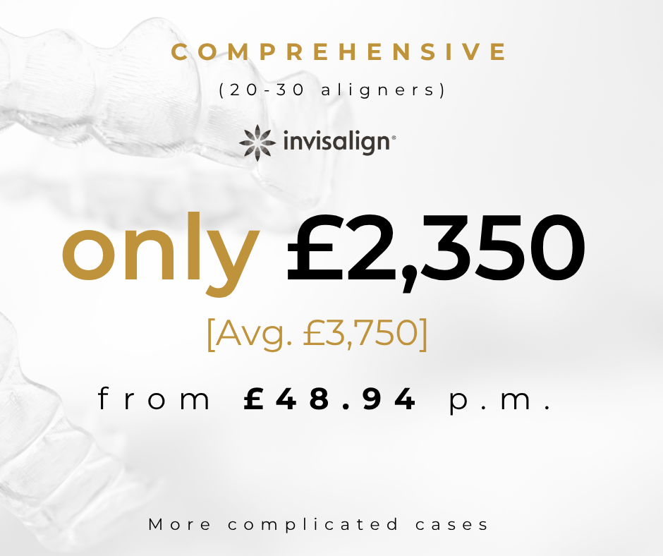 Invisalign Comprehensive aligner price £2350